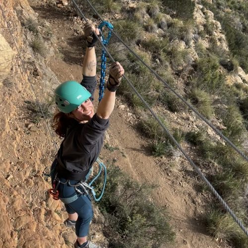 Vía ferrata Peña Roya Losa del Obispo Valencia by Serranía Aventura