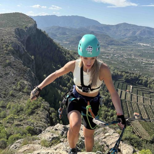 Vía ferrata Falconera Gandía Valencia by Serranía Aventura