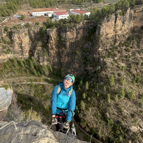 Ferrata La Muela Villahermosa del Río by Serranía Aventura