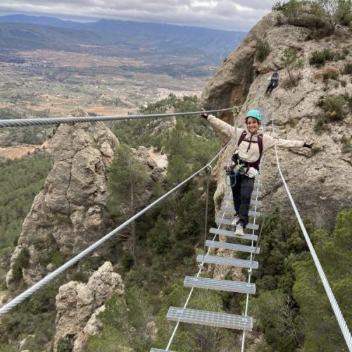 Vía ferrata del Remedio Chelva Valencia by Serranía Aventura