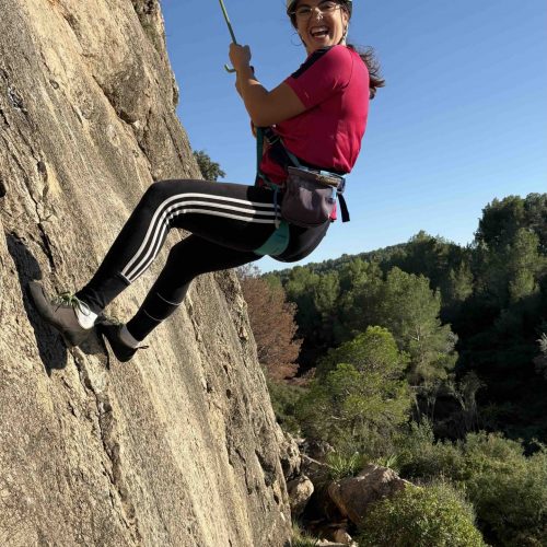 Bautismo escalada Cuchillos Cheste Valencia by Serranía Aventura