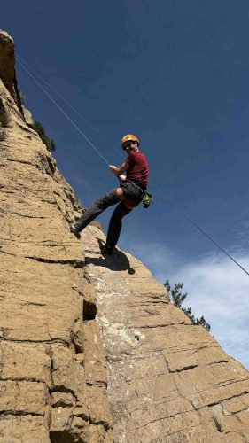 Bautismo escalada Peñas de Guaita Puzol Valencia