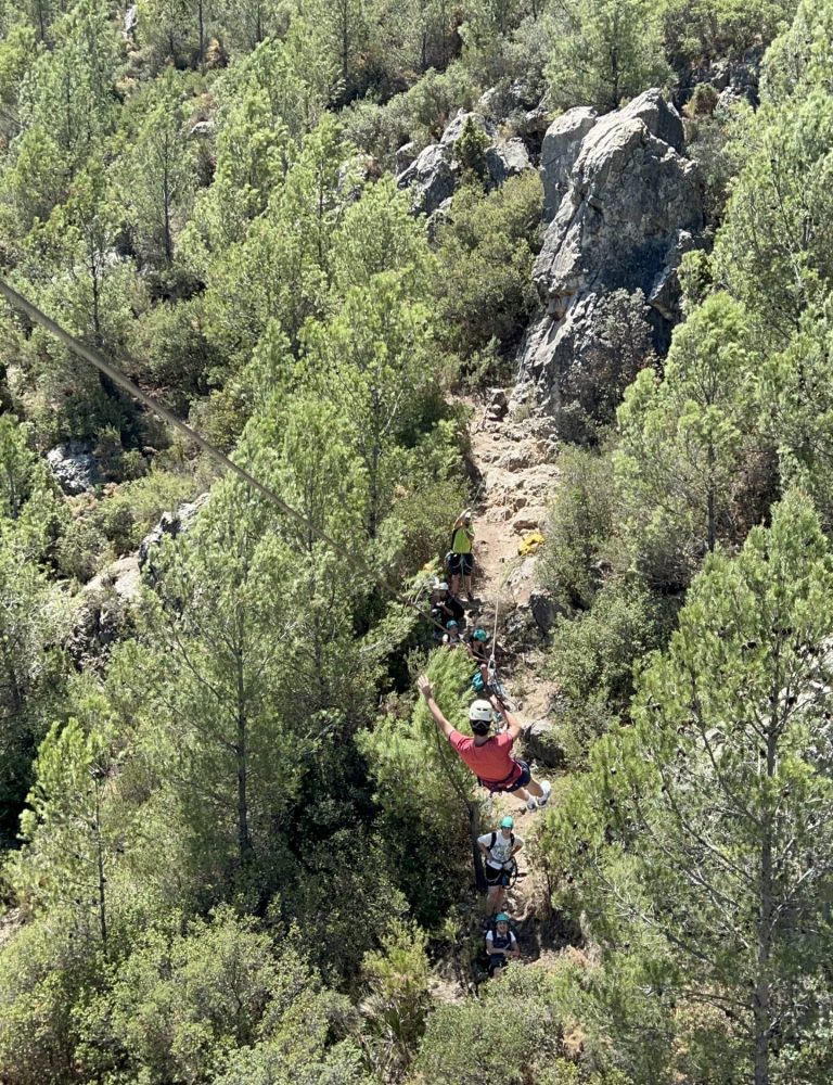 Vía ferrata Roca Molí Alcora by Serranía Aventura