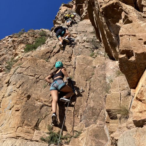 Vía ferrata Sants de la Pedra Vall d'Uixó Castellón by Serranía Aventura