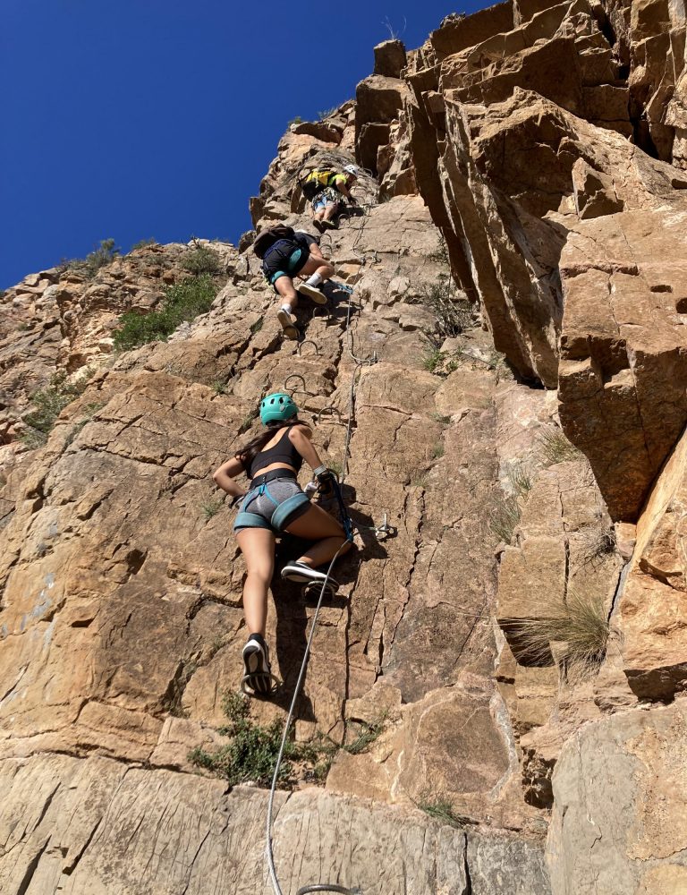 Vía ferrata Sants de la Pedra Vall d'Uixó Castellón by Serranía Aventura