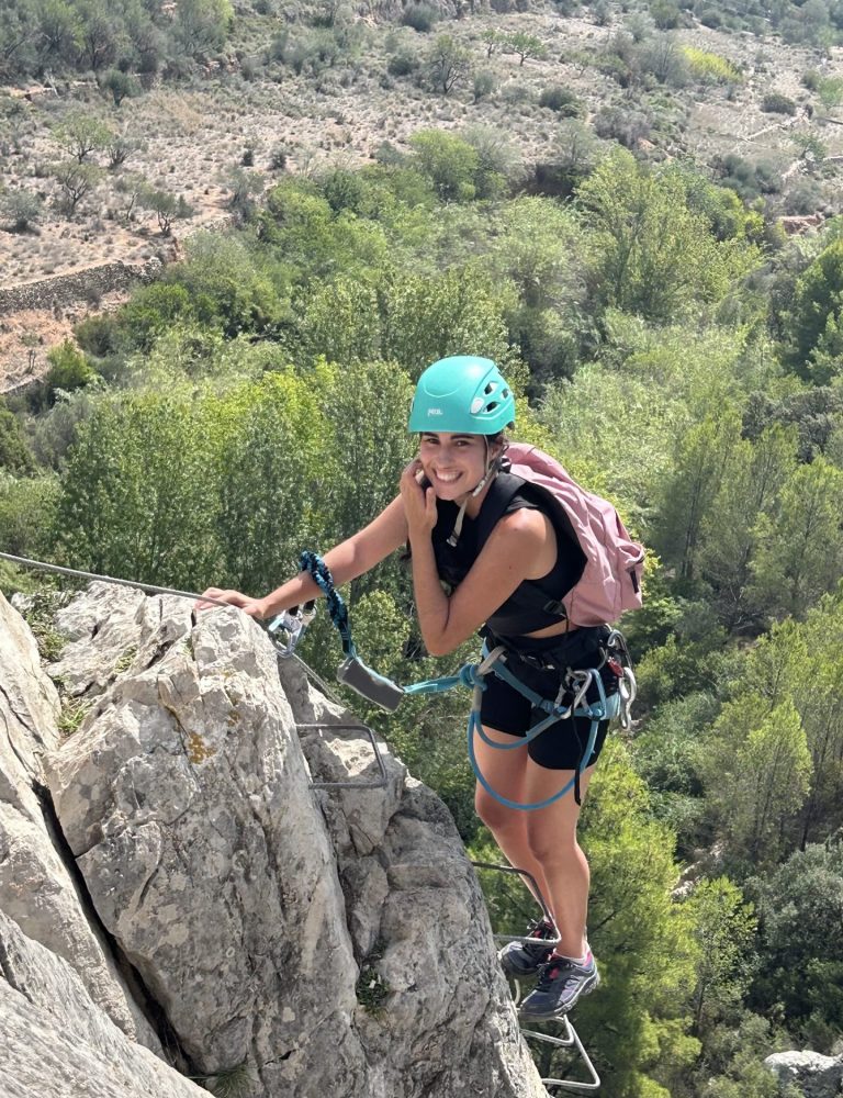 Vía ferrata Roca Molí Alcora Castellón by Serranía Aventura