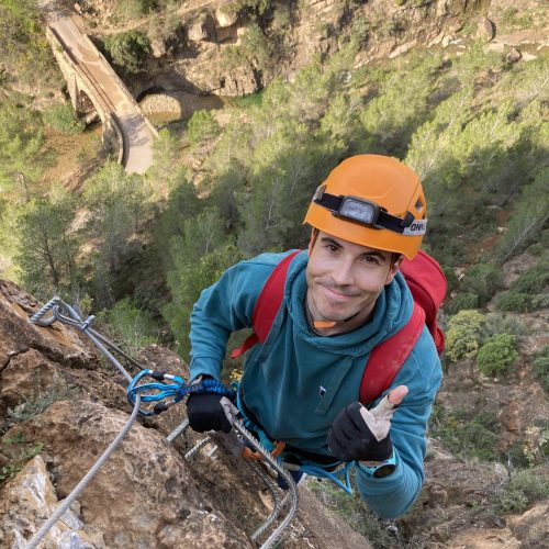 Vía ferrata La Mina Villahermosa del Río Castellón by Serranía Aventura