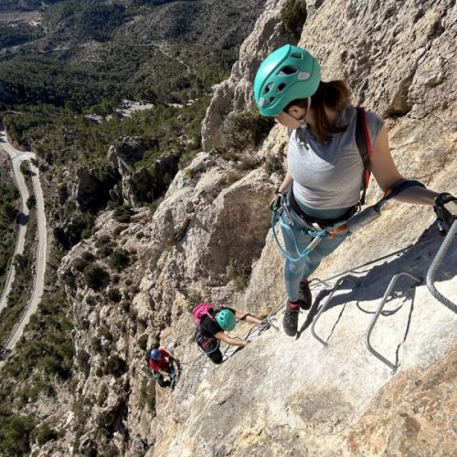 Vía ferrata del Remedio Chelva Valencia by Serranía Aventura