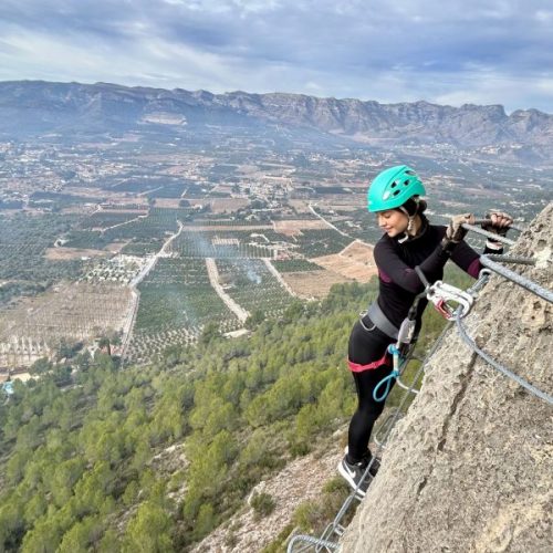 Vía ferrata Falconera Gandía Valencia by Serranía Aventura