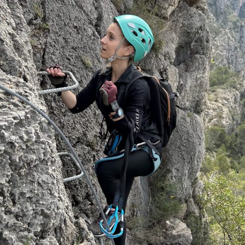 Ferrata Falconera Gandía Valencia by Serranía Aventura