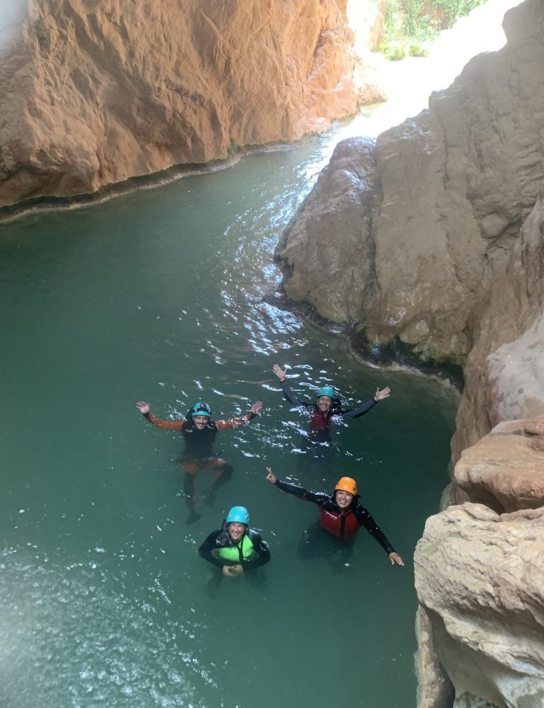 Bercolón, barranquismo acuático, Tuéjar