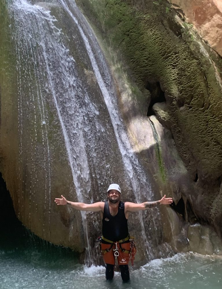 Bercolón, barranquismo acuático, Tuéjar, Borja