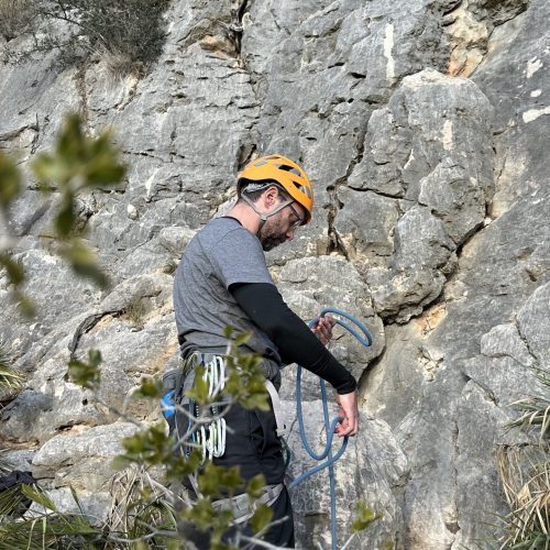 Bautismo de escalada Cherales Chulilla Valencia by Serranía Aventura