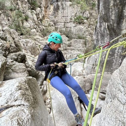 Barranquismo barranco de l'infern La Vall de Laguar Alicante by Serranía Aventura