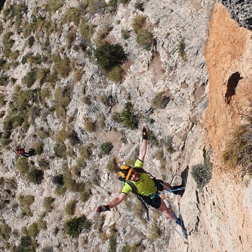 Vía ferrata del Ponoig Polop de la Marina Alicante by Serranía Aventura