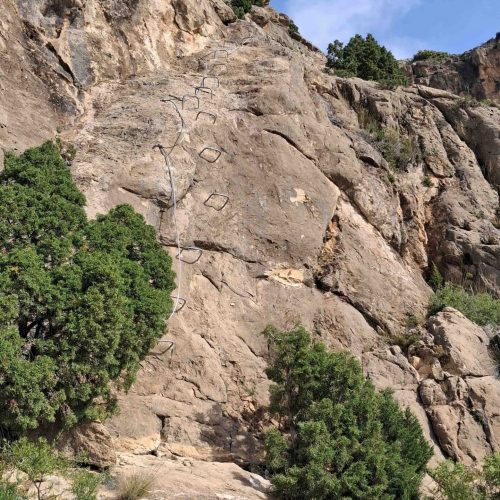 Vía ferrata Sierra Oliva Caudete Albacete by Serranía Aventura