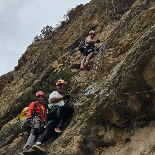 Vía Ferrata Sierra Oliva Caudete Albacete by Serranía Aventura